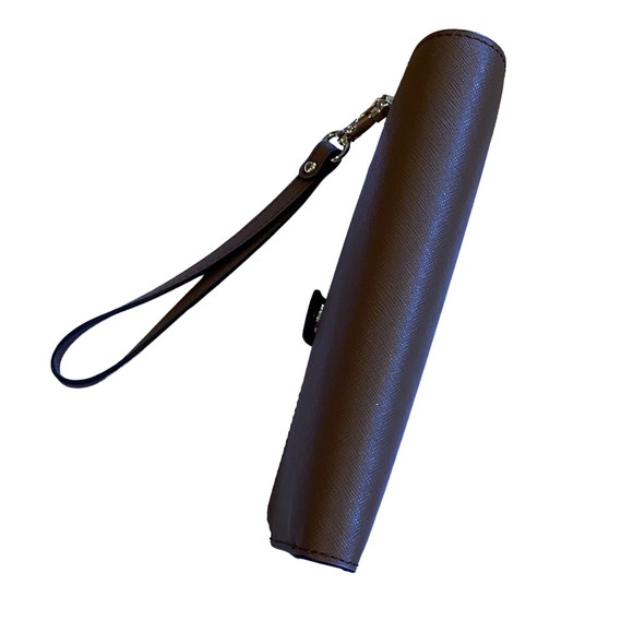 Michael Kors Jet Set Double Zip Brown Wallet NWT - Picture 6 of 13